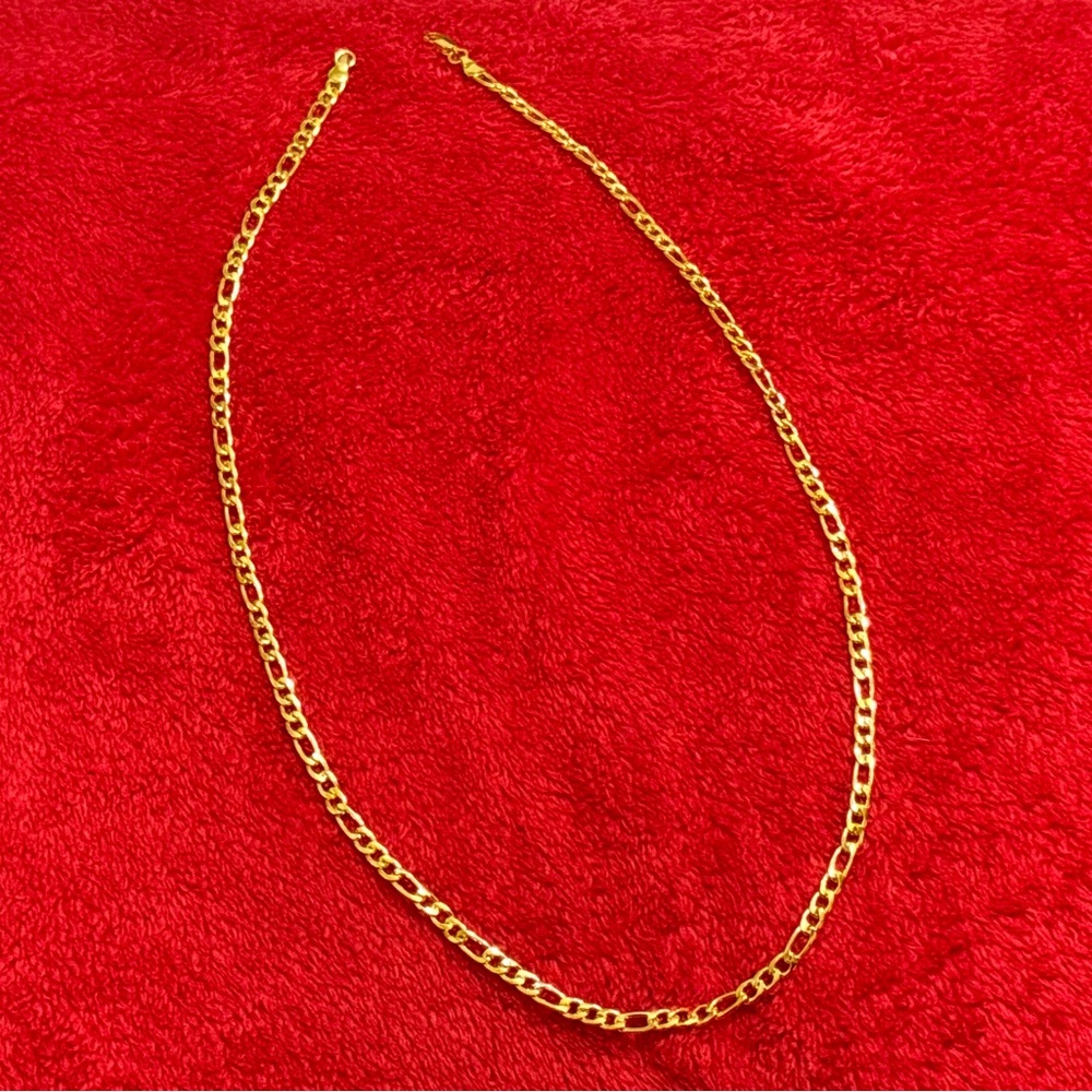 Iodized gold plated necklace